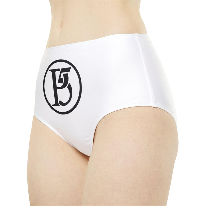 High-Waist Hipster Bikini Bottom (AOP)