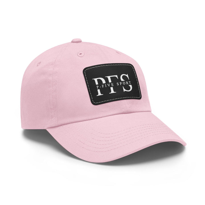 Dad Hat with Leather Patch (Rectangle)