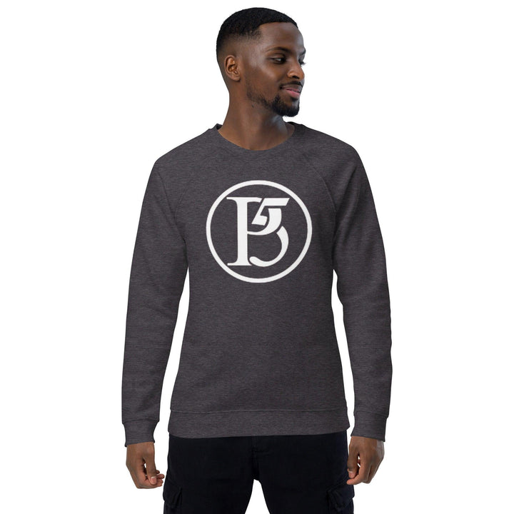 Unisex organic raglan sweatshirt